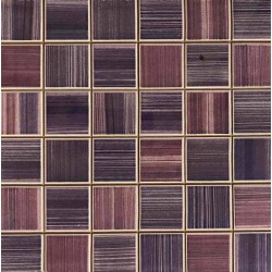 Πλακάκι Ψηφίδα Mosaico Rainbow Graphite 25Χ25 CM Ανθρακί Ματ Χαραγμένο